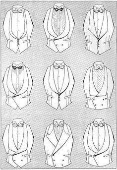 the different types of tuxedos for men