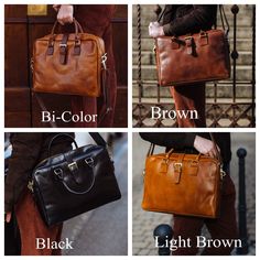 "This brown cowhide leather Briedfcase is 100% handmade. Our briefcase created especially for a person who is looking for a stylish but also functional bag. It's perfect at work and for everyday urban life. You can carry all your stuff, mobile phone and iPad perfectly organized. it has some inner pockets and 2 outter. the cross body strap is adjustable. like all of my shop's product, this bag is also design and made by Alma Milano. and it's 100% handmade Dimentions: -height :28 Cm / 11'' - Width Brown Leather Cases For Daily Use, Brown Leather Cases For Everyday Use, Luxury Leather Briefcase As Gift, Luxury Brown Briefcase For Gift, Luxury Brown Leather Case, Luxury Brown Leather Cases, Elegant Leather Briefcase For Gift, Leather Briefcase With Soft Leather As Gift, Leather Briefcase With Leather Handles As Gift