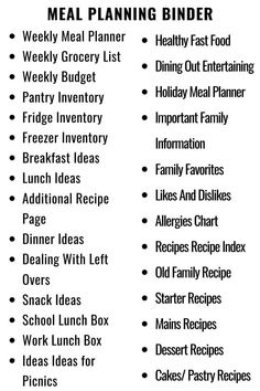 Meal planning printables, grocery list, recipes and guides for beginners. Holiday Meal Planner, Printable Meal Planner