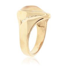 Elk tooth ivory diamond ring is featured in14K yellow gold with .15 total carat weight diamonds, and could also be created in 14K white gold, 14K rose gold, or sterling silver with 14K yellow gold antlers with .15 total carat weight of diamonds. This bold ring is superbly hand carved and custom designed by Jerel Moon, one of the amazing jewelers at Park City Jewelers, with a painstakingly detailed elk's head and antlers. Your trophy elk ivory will be individually fitted and securely set to ultim Elk Ivory, Bold Rings, Rose Gold Diamond Ring, White Gold Diamond Rings, Park City, Yellow Gold Rings, Antlers, Elk, Heeled Mules