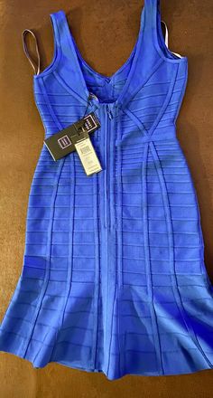 This blue Herve Leger dress is brand new never used and still has the original tag!! Originally, it was listed as $1,390. I am willing to sell this for $650, but i am willing to negotiate to a perfect price for you! Herve Leger Dress, Herve Leger, Dress Clothes For Women, To Sell, Dress Outfits, Things To Sell, Brand New, Womens Dresses, Clothes For Women