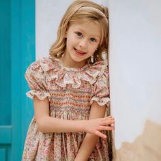 Spanish Smock dress for girls Floral Spring/Summer Dress Fits true to size / When in doubt size one  up Kids Floral Dress, Timeless Clothing, Dress Girl, Spring Summer Dress, Smock Dress, Spring Floral, Girl Dress, Summer Dress, Floral Dress