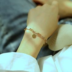 Loforay Layered Double Chain Bracelet Double Chain Bracelet, Layer Chain, Bracelet Packaging, Women Bracelets, Bracelet Rose Gold, Wrist Game, Double Chain, Bracelet Gold, Stainless Steel Bracelet