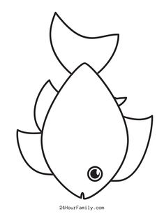 a drawing of a koi fish that is outlined in the shape of a heart