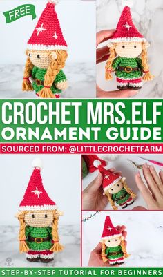 crochet mrs elf ornament guide