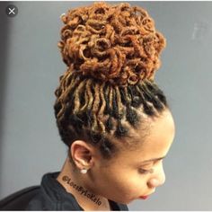 Coloured Dreadlocks, Artificial Locs, Bun With Locs, Locs Styling, Curls Updo, Loc Bun, Loc Maintenance, Loc Updo, Loc Inspiration