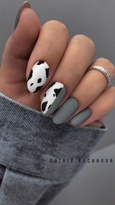 Simple Western Nails Almond, Country Themed Nails, Cold Weather Nails, January Nails Ideas Simple, Boho Western Nails, Rustic Nails, Country Acrylic Nails, Rodeo Nails, Cowboy Nails