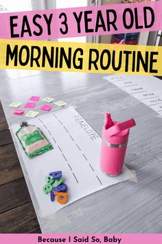 My 3 Year Old\'s Daily Routine Morning Preschool Routine, Activities For Three Year Olds At Home, Routine For Toddlers, Preschool Schedule, Routine Daily, Homeschool Preschool Activities, Toddler Schedule, Toddler Homeschool, Green Tea Face