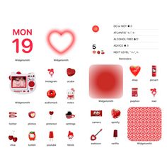 an image of valentine's day items on display