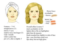 Если преобладание Драматика:  Средние тени на подвижное веко, выше - светлые. Без хайлайтера. Темные подводка и тушь. Румяна - округлая форма, смещена к краям лица. Губы - первый слой розовый, затем коралловый поверх него. Губы блестящие, но не слишком. Fish Type Face Shape Makeup, Soft Elegant Face Type, Animal Beauty Types Face, Sharp Vs Soft Facial Features, Hoc Dramatic Natural, Straight Brows, Nose Shapes