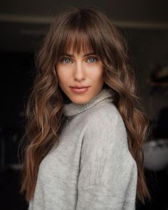 Oval Face Bangs, Cuts For Long Hair, Hottest Haircuts, Oblong Face Shape, Spring Haircuts, Subtle Layers, Long Face Shapes, Oval Face Haircuts, Fall Hair Cuts