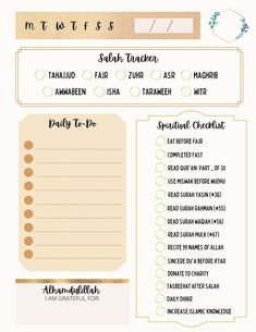 a printable wedding checklist with the words, date and time listed on it