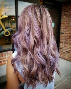 Fun Darker Hair Colors, Lavender Balayage, Ash Brown Hair With Highlights, Purple Highlights Brown Hair, Highlights Brown Hair Short, Olivia Hair, Golden Highlights Brown Hair, Purple Hair Dye, Purple Blonde