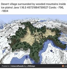 an image of a map that looks like it has been made in minecraft and is very detailed