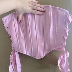 Baby Pink Forever 21 Tie Up Corset Never Worn Forever 21 Tops, Baby Pink, Forever 21, Womens Tops, Pink, Women Shopping, Color