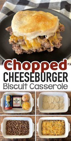 an image of cheeseburger casserole on a plate