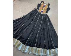 Black Chaniya Choli For Navratri Pure Rayon Lehenga Traditional Outfit garba Lehenga Full Stitch Indian Lehenga navratri Outfit Wedding dress 🌷Navratri Collection 2024🌷 Festive Fashion at Its Best: Rayon Lehenga and Gamthi Work Blouse for Navratri  Lehenga (Stitched) Lehenga Fabric : Rayon  Lehenga Work : Plain And Lace Border With Gotta Patti Touch Up Lehenga Waist : Support Up To 42  Lehenga Closer : Drawstring With Zip Stitching : Stitched With Canvas And Full Inner Length : 41 Flair : 6 Me Black Chaniya Choli For Navratri, Black Chaniya Choli, Garba Lehenga, Kalamkari Lehenga, Chaniya Choli For Navratri, Lehenga Traditional, Choli For Navratri, Dandiya Night, Lehenga Navratri