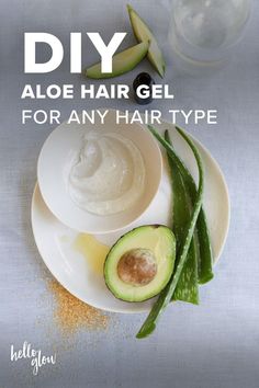 DIY Hair Gel with Aloe - Hello Glow Matching Elephant Tattoos, Diy Aloe Vera Gel, Baby Hair Gel, Aloe Hair, Hair Gel For Men, Gel Curly Hair