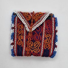 Handmade Tribal Pouch/Purse - Rassa Cowrie Shell Jewelry, Boho Headpiece, Hamsa Jewelry, Stackable Jewelry, Pouch Purse, Navajo Jewelry, Boho Bags, Feather Jewelry, Yellow Gold Jewelry