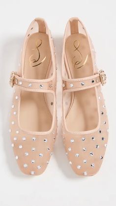 Sam Edelman Michaela Mesh Ballet Flats | Shopbop Edgy Princess, Shoes Pics, Fall Things, Shades Of Beige, Jewel Box, Shoe Lover