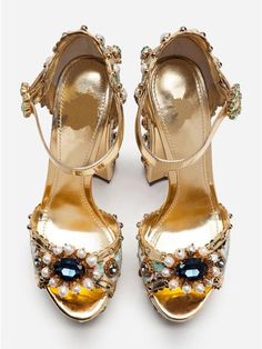 PALAIS Rhinestone-Embellished Block-Heels – ZCRAVE