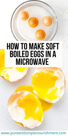 how to make soft boiled eggs in a microwave