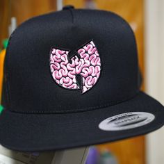 Wu Tang Brain Embroidered Trucker Hat I Embroider All The Products On My Page Myself So My Items Are Priced Accordingly. I Use Quality Yupoong Classic Snapbacks For My Hats. The Size Is An Adjustable Snapback From 6 5/8" To 7 5/8". Thanks For Looking!! Wu Tang, Handcrafted Accessories, Trucker Hat, Accessories Hats, Brain, Hand Crafted, Black Pink, Mens Accessories, Hats