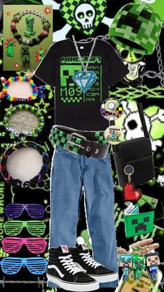 #minecraft #scenekid #outfit #starterpack #starterpackscenekid #scenekideasy #2000s #2010s #outfiteasy #easy #kandi #loombandsbracelet Easy Kandi, Minecraft Outfits, Art Basics, Scene Kids, Loom Bands, Fitness Inspo