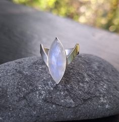 Beautiful one of a kind Moonstone ring, made with 925 Sterling Silver. Inspired by Fae magic. Size R 1/2. Handcrafted with love onboard Narrowboat Artemis. Fae Magic, Witch Ring, Witch Rings, Pagan Jewelry, 925 Silver Ring, Cute Rings, Moonstone Ring, Ring Sterling Silver, 925 Silver Rings