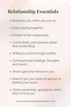 What are some must haves for you in a relationship? 💖 It may look different for each of us but we all have non-negotiables when it comes to how we want to be treated in a relationship. From respect to honesty, these key elements contribute to a strong and lasting bond. Don't settle for less! 🖱 Click to find out how you can gain these in your relationships! ✨ #relationshipgoals #healthylove #couplegoals #healthyrelationshipadvice #relationshippsychology #relationshipquestions #relationshiptips Relationship With Family, Healthy Boundaries Relationships, Being True To Yourself, Social Emotional Activities, Better Relationship, One To One