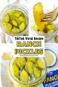 this is a recipe for pickles in a jar