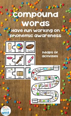 compound words have fun working on phonicic awareness