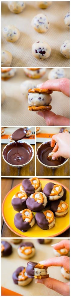 the process of making chocolate covered donuts