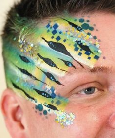 Festival Face Painting, Facial Painting, Adult Face Painting, Jungle Painting, Glitter Bar, Festival Face