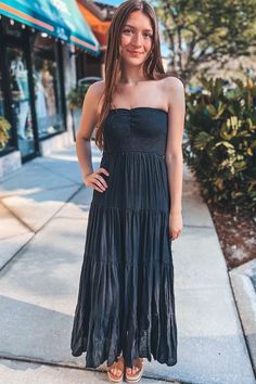 Smocked Maxi | Sophie & Trey Cute Trendy Dresses, Online Clothing Boutiques, Dress Store, Spring Wardrobe, Spring Looks, Shopping Spree, Printed Maxi, Clothing Boutique, Trendy Dresses