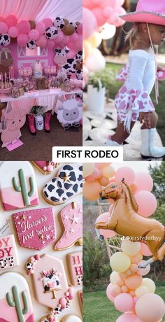 First Rodeo Birthday Party, Rodeo Birthday Party, First Rodeo Birthday, Baby First Birthday Themes, Rodeo Birthday Parties, Farm Theme Birthday, Rodeo Party, Rodeo Birthday, Cowgirl Birthday Party