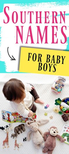 Looking for a Southern baby boy name for your newborn? Here's a great list of unique, strong and handsome baby boy names with a Southern twist! Southern Baby Boy Names, Boy Names With A, Southern Boy Names