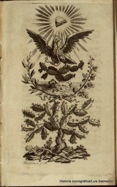 an old book with a bird on the top and two other birds in the middle