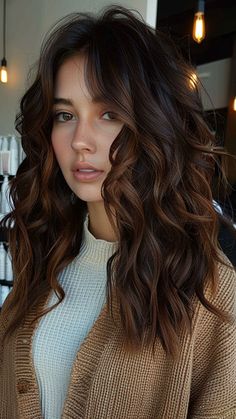 25 Dark Brown Hair Inspirations for Natural Beauty Brown Hair Depth, Chocolate Brown Hair With Black Lowlights, Darkest Brown Balayage, Natural Highlights In Dark Brown Hair, Naturally Dyed Hair, Summer Colors For Brunettes, Brown Hair Color With Dimension, Balayage Ideas For Black Hair, Colors To Add To Brown Hair