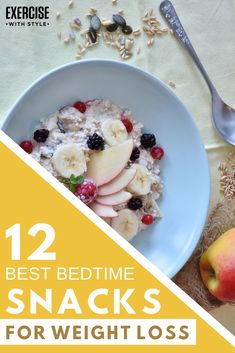 Curb bedtime cravings with 12 healthy snack food list that is low carb and the perfect bedtime snack for weight loss. Make healthy late-night snack choices that boost weight loss even while you sleep! Never feel guilty about snacking at night again. #healthysnack #bedtimesnack #weightloss #lowcarb #fitness Best Bedtime Snacks, Bedtime Snack, Healthy Late Night Snacks, Healthy Bedtime Snacks, Late Night Snacks, Healthy Snacks Recipes, Diet Tips, Food Cravings