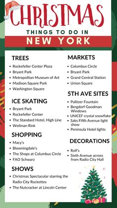 christmas things to do in new york info sheet for the holiday shopping season at macy's