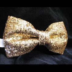 Glitter bow tie Gold Glitter bow tie 2 layers bow tie by CKbow Gold Bow With Ties For Gifts, Gold Satin Bow For Gift, Gold Bow With Tie Back For Wedding, Gold Bow Ties For Wedding, Gold Wedding Bow Ties, Gold Party Bow, Gold Decorative Bow For Party, Gold Wedding Bow Tie With Tie Back, Gold Bow With Bow Tie Back For Party