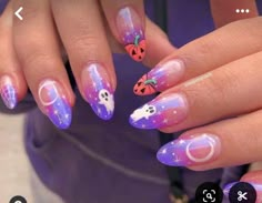 White Nail, Kawaii Nails, Halloween Nail Designs, Nail Polish Designs, Dream Nails, Funky Nails