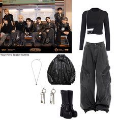 Felix Stray Kids Outfit, Outfits Stray Kids, Straykids Concert Outfit Ideas, Kpop Concert Outfit Ideas Stray Kids, Stray Kids Outfit Ideas, Straykids Inspired Outfits, Skz Concert Outfit Ideas Ate, Straykids Outfits Inspired