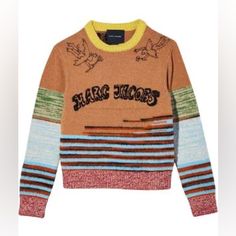 Price Is Firm Brand New With Tag! 100% Authentic Marc Jacobs Star Sweater, Heaven Marc Jacobs Sweater, Heaven By Marc Jacobs Sweater, Marc Jacobs Sweater, Cable Knit Jumper, Jw Anderson, Crew Neck Jumper, Cute Sweaters, Knitted Jumper