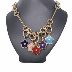 Cute Cherry Blossom Inlay Disc Charms crafted in solid 14K Gold with choice of, Malachite, Peach Coral, Red Coral, Turquoise, Lapis and Amethyst. Can be worn on a chain or bracelet. The Chain and connectors in the pictures are not included and for display purposes only. Please allow 1-4 weeks for delivery. 𝓘𝓽𝓮𝓶 𝓓𝓮𝓽𝓪𝓲𝓵𝓼 ♥ Made to Order ♥ Measurements: 13 mm x 13 mm ♥ Metal: 14 K Solid Gold ♥ Arrives Gift Ready in a Beautiful Jewelry Box. ♥ *STORE POLICY* We accept returns/exchanges wit Multicolor Pendant Jewelry With Dangling Charms, Multicolor Dangling Charms Pendant Jewelry, Yellow Gold Enamel Jewelry With Flower Charm, Metal Jewelry With Adjustable Chain And Flower Shape, Gold Plated Flower Necklace With Charm, Gold Plated Flower Necklace With Flower Charm, Flower Shaped Jewelry With Lobster Clasp For Jewelry Making, Metal Flower Charm Necklaces, Costume Jewelry Flower-shaped Necklace For Gift