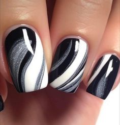 Swirly Nails, Fall Nail Trends, Striped Nails, Toe Nail Designs, Diamond Nails, Dipped Nails, Fancy Nails