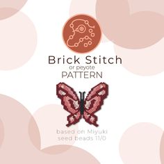 the back side of a cross stitch pattern with an image of a butterfly on it