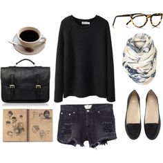 Nowhere by the59thstreetbridge on Polyvore Cute Hipster Outfits, Casual Outfits For Teens, Steven Alan, Outfits Polyvore, Hipster Outfits, Outfit Trends, Minimal Chic, Style Clothes, Wardrobe Ideas