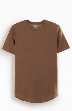 Elevate your tee rotation with ease thanks to the PacSun Basic Scallop T-Shirt. This essential tee has a crew neck, a soft cotton fabrication, and a scalloped hem for added coverage.


	Crew neck
	Short sleeves
	Scallop hem
	100% Cotton
	Machine washable Classic Brown Cotton T-shirt, Classic Brown Crew Neck T-shirt, Classic Soft-washed T-shirt, Classic Soft-washed Solid T-shirt, Everyday Crew Neck T-shirt Soft-washed, Everyday Crew Neck Soft-washed T-shirt, Everyday Soft-washed Crew Neck T-shirt, Classic Brown T-shirt For Summer, Classic Soft-washed Short Sleeve T-shirt